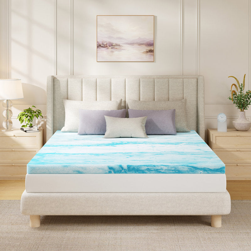 3  Gel Memory Foam Mattress Topper - Sleep by Wayfair™