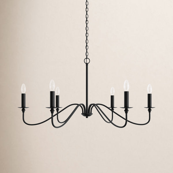 Ableton Iron 6-Light Chandelier