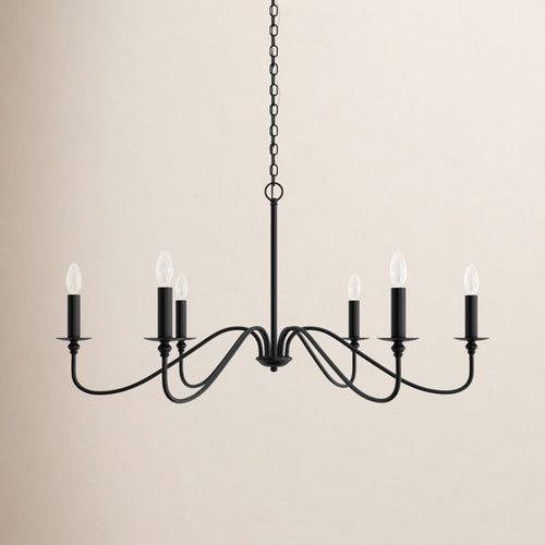 Ableton Iron 6-Light Chandelier