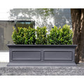 Abram 36  W Double Walled Window Box Planter with Drainage Holes