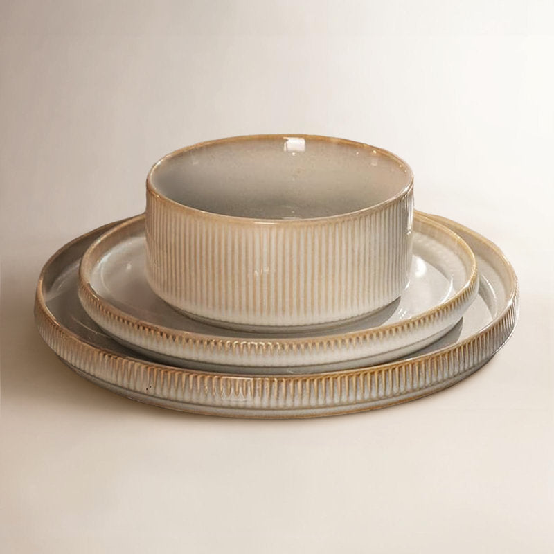 Azal 12-Piece Stoneware Dinnerware Set, Service for 4
