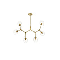 Chamberlain 7-Light Sputnik Modern Linear Chandelier