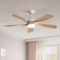 Damecia 52'' Modern Ceiling Fan with LED Light and Remote Control