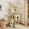 Filey 65.7'' H Carpet Cat Tree Condos and Scratching Posts Included, with Platforms and Hammock