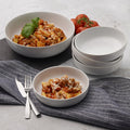 Fitz and Floyd Everyday White 5-Piece Pasta Bowl Set