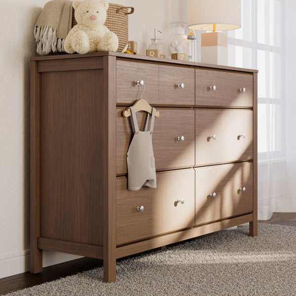 Horizon 6 Drawer Double Dresser