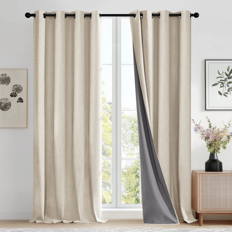 Ipswich Blackout Thermal Grommet Curtain Panels