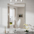 Janica Shatterproof Beveled Frameless Bathroom Vanity Mirror