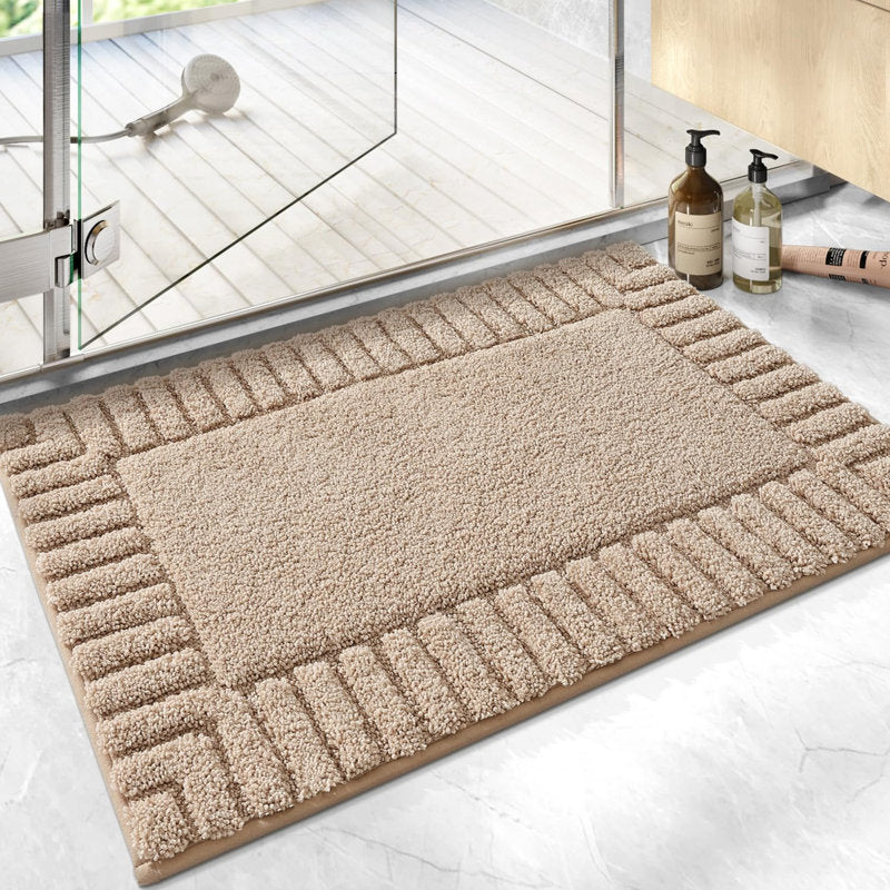 Kaziyah Microfiber Bath Rug