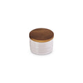 Le Creuset Stoneware Signature Salt Cellar With Wood Lid, 7 Oz., Cerise
