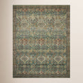 Magnolia Home By Joanna Gaines X Loloi Sinclair Machine Washable Turquoise / Multi Area Rug