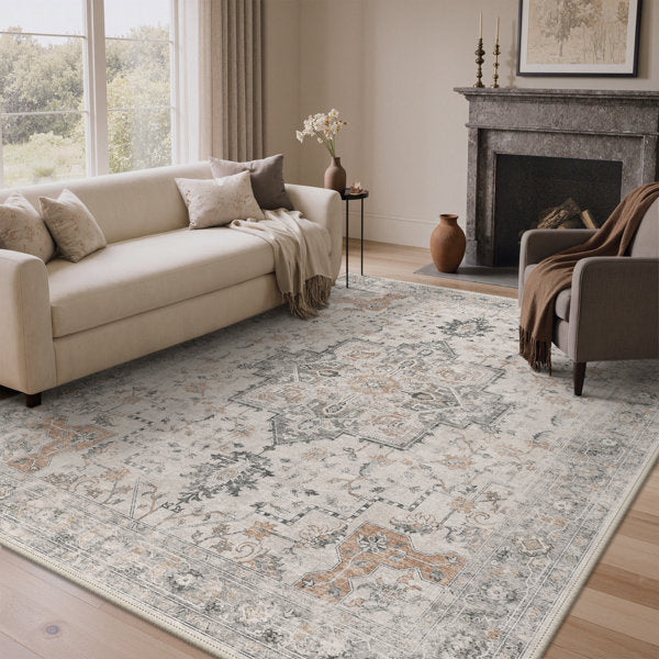 Roehit Oriental Performance Machine Washable Area Rug