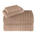 Shantae 100% Turkish Cotton Towel Set - Piece, Plush, Lightweight, and Highly Absorbent - Set of 4