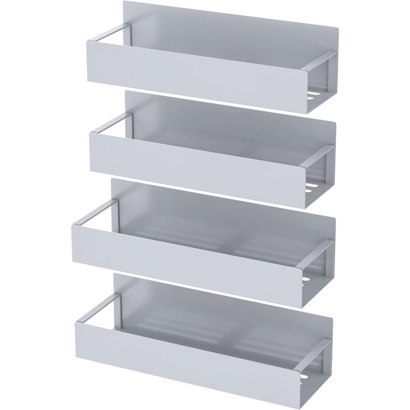 Wall Mounted Required Spice Rack with Adjustable Racks